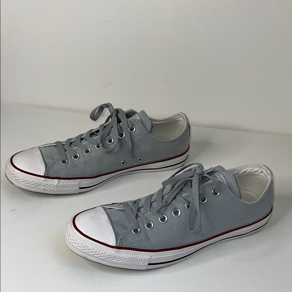 EUC Converse All Star Chuck Taylor Canvas Gray Low-Top Sneakers 10